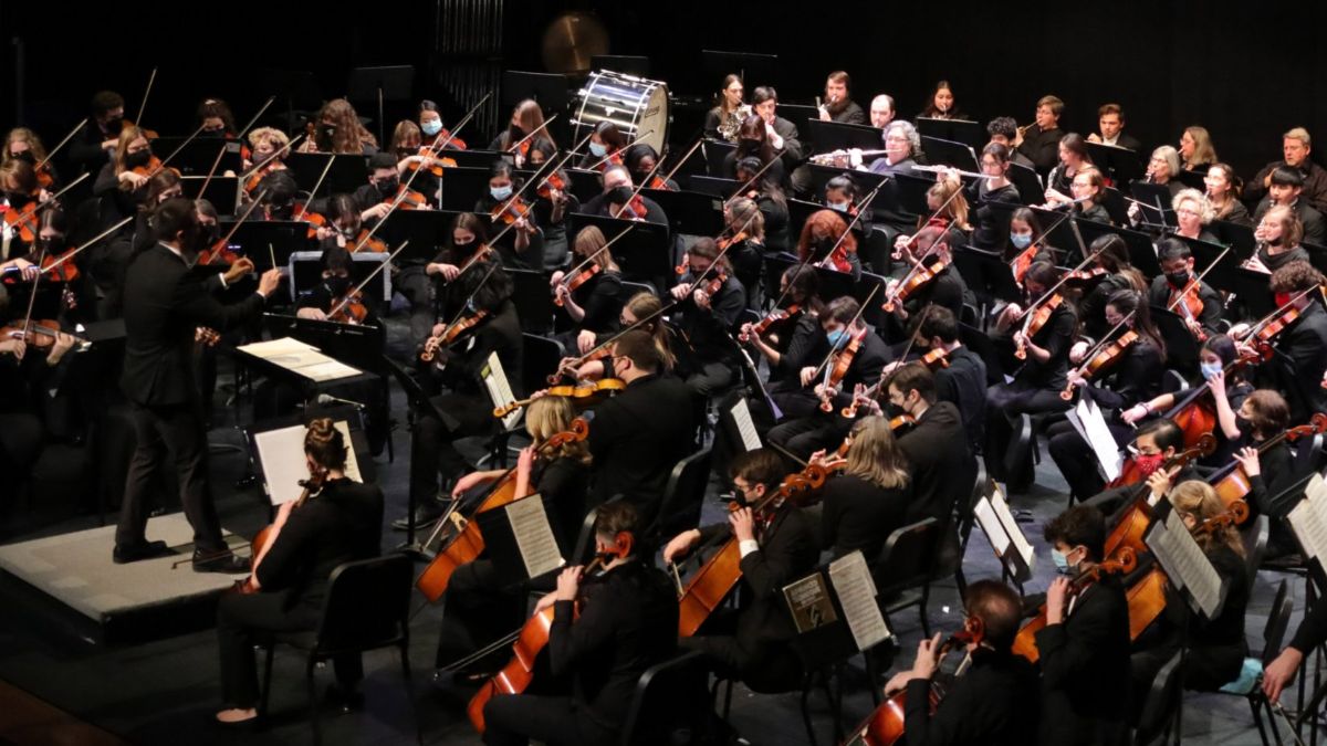 The Elkhart Symphony performing at The Lerner Theatre